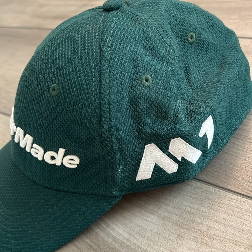 TaylorMade Cap 39Thirty M1 TP5 New Era Golf Hat Green White Stitched Logo S/M - Picture 5 of 9